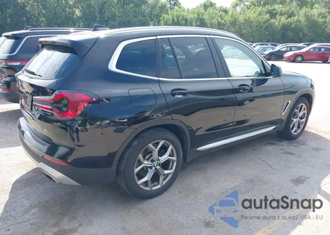 2023 BMW X3 Sdrive30I из США, поврежденный, VIN 5UX43DP03P9R48712